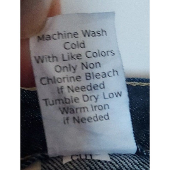 NWOT Ladies Appleseeds Petite Dark Wash Straight High Rise Jeans Size 16P - Picture 4 of 9